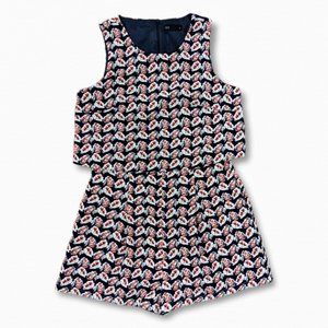 Seed Vintage Sleeveless Floral Short Jumpsuit Romper